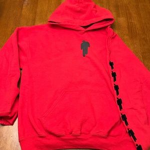 Billie Eilish Red Hoodie, Size M